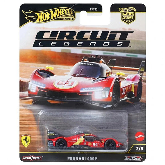 Hot Wheels Ferrari 499P Car Culture Circuit Legends