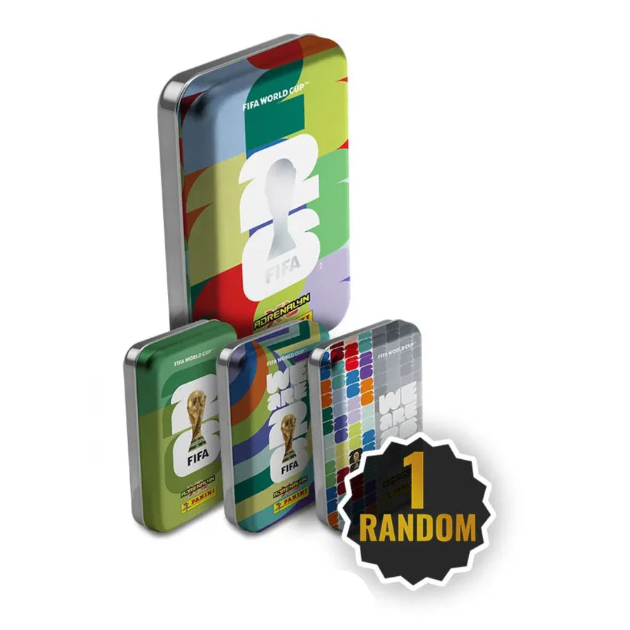 Panini FIFA World Cup 2026 XL Adrenalyn Cards - Pockets Tins Box ( Random )