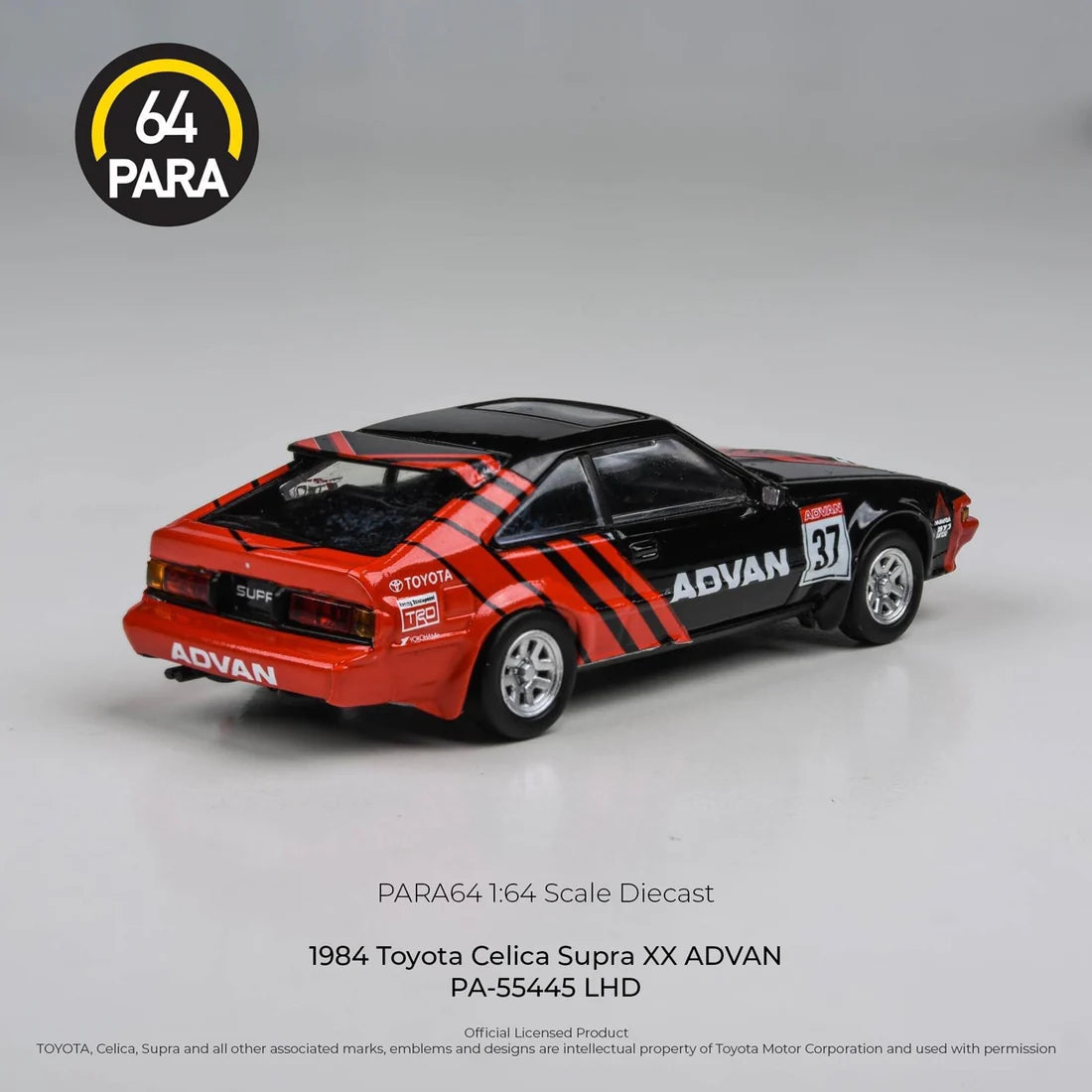 Para64 - Scala 1/64 1984 Toyota Celica Supra ADVAN LHD