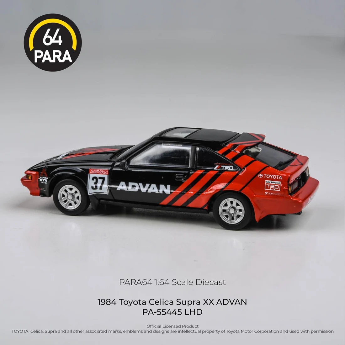 Para64 - Scala 1/64 1984 Toyota Celica Supra ADVAN LHD