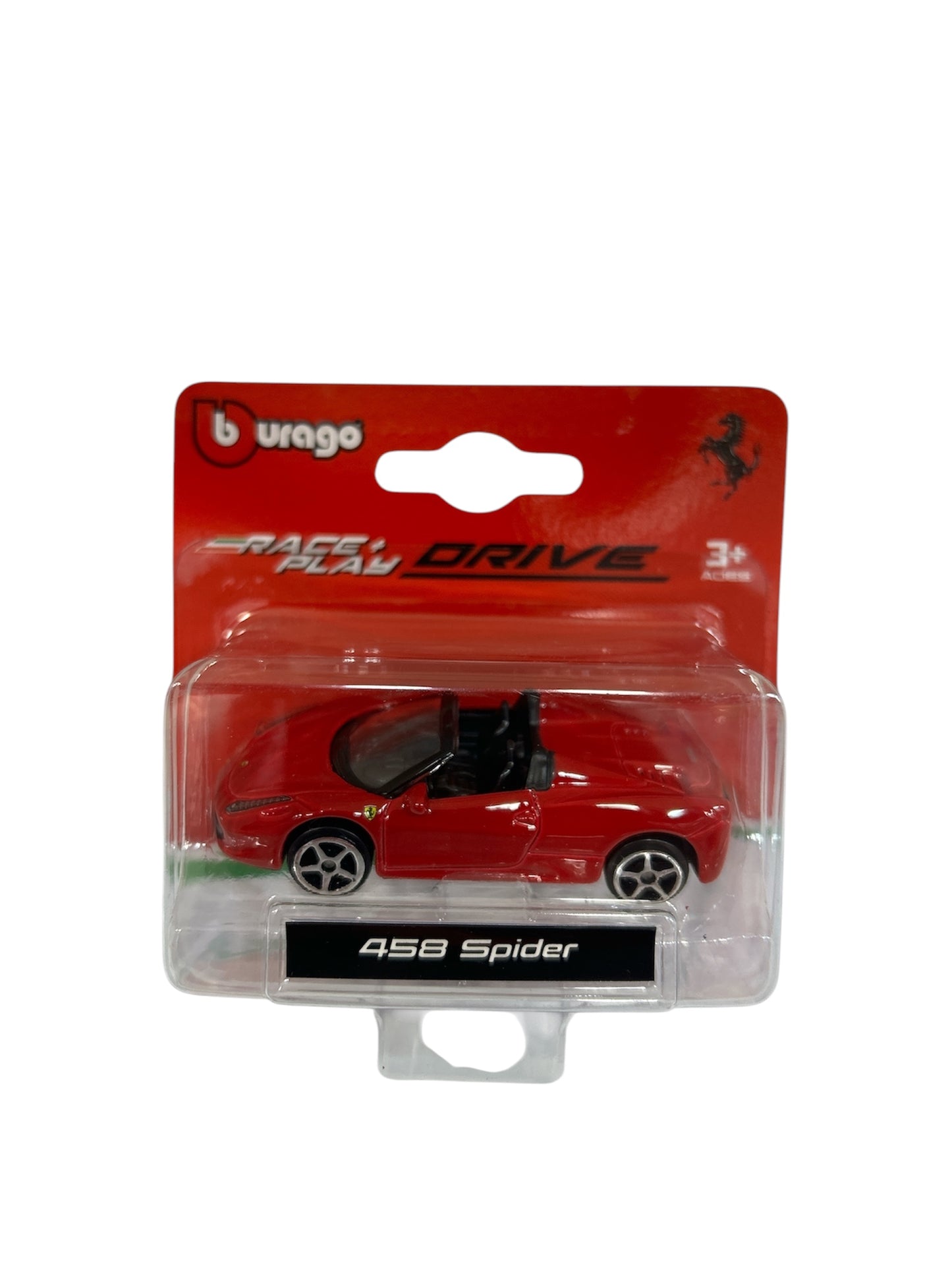 Burago- Ferrari Race & Play Drive Ferrari 458 Spider