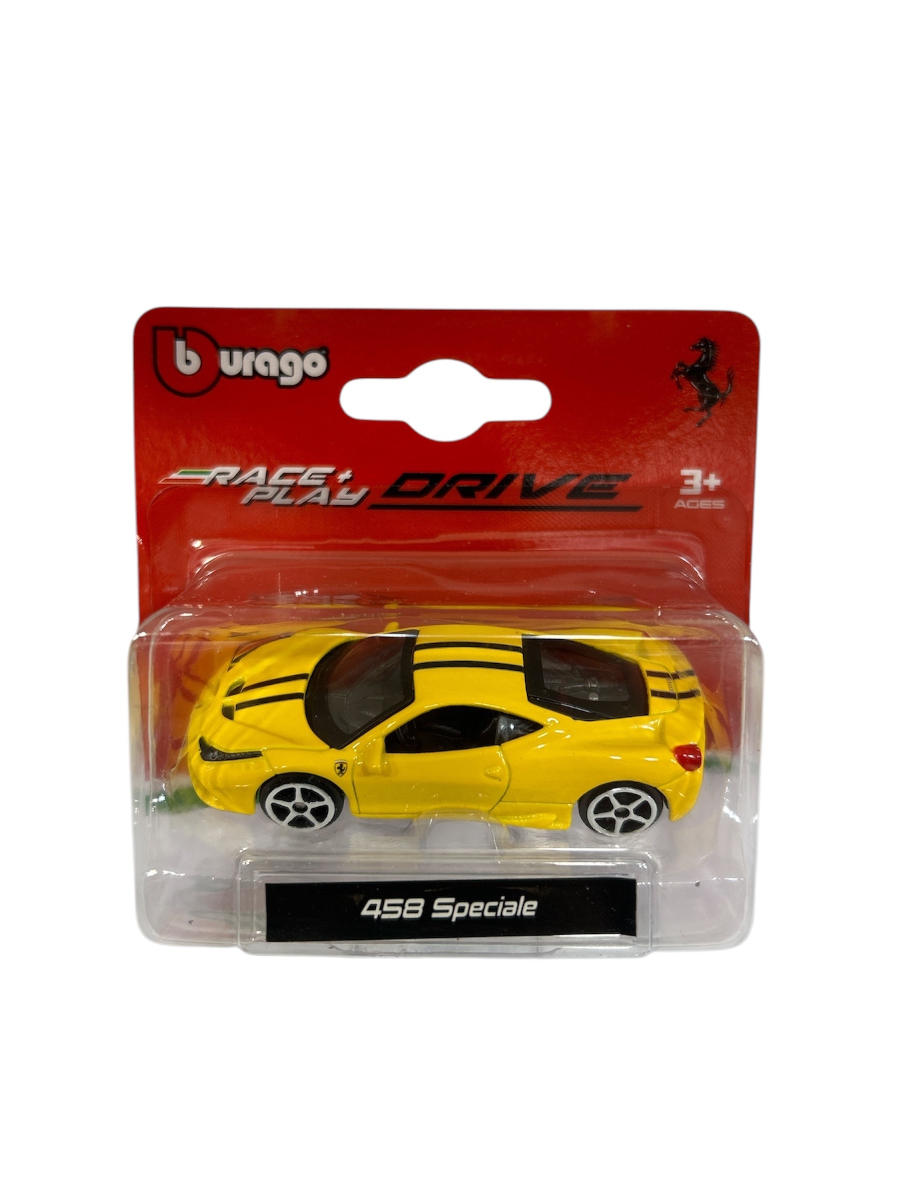 Burago- Ferrari Race & Play Drive Ferrari 458 Speciale 1:64 Scale