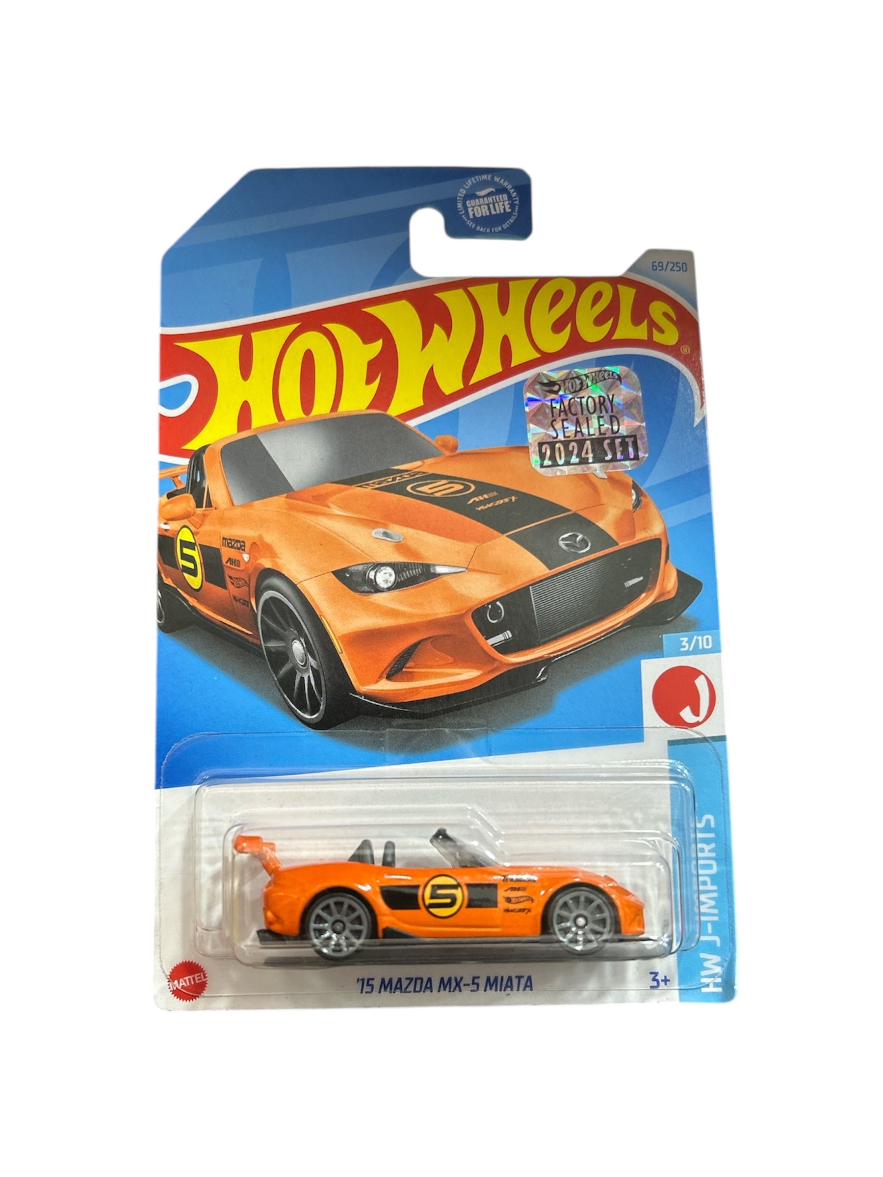 Hot Wheels 15 Mazda MX 5 Miata (Orange)