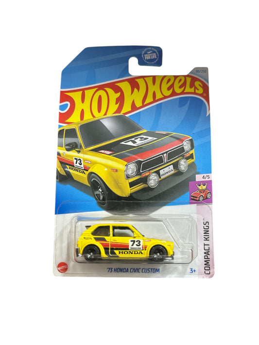 Hot Wheels Basic Car '73 Honda Civic Custom Mini Car HXP92
