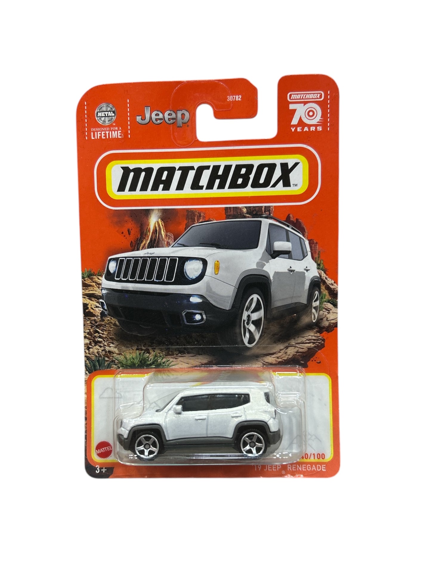 Matchbox 19 Jeep Renegade, 70 Year 40/100