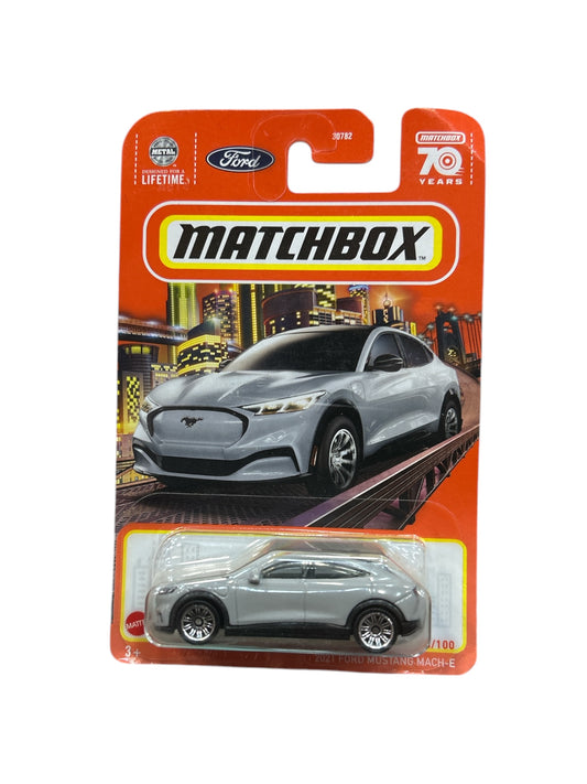 Matchbox 2021 Ford Mustang Mach-E, 70 Year 44/100