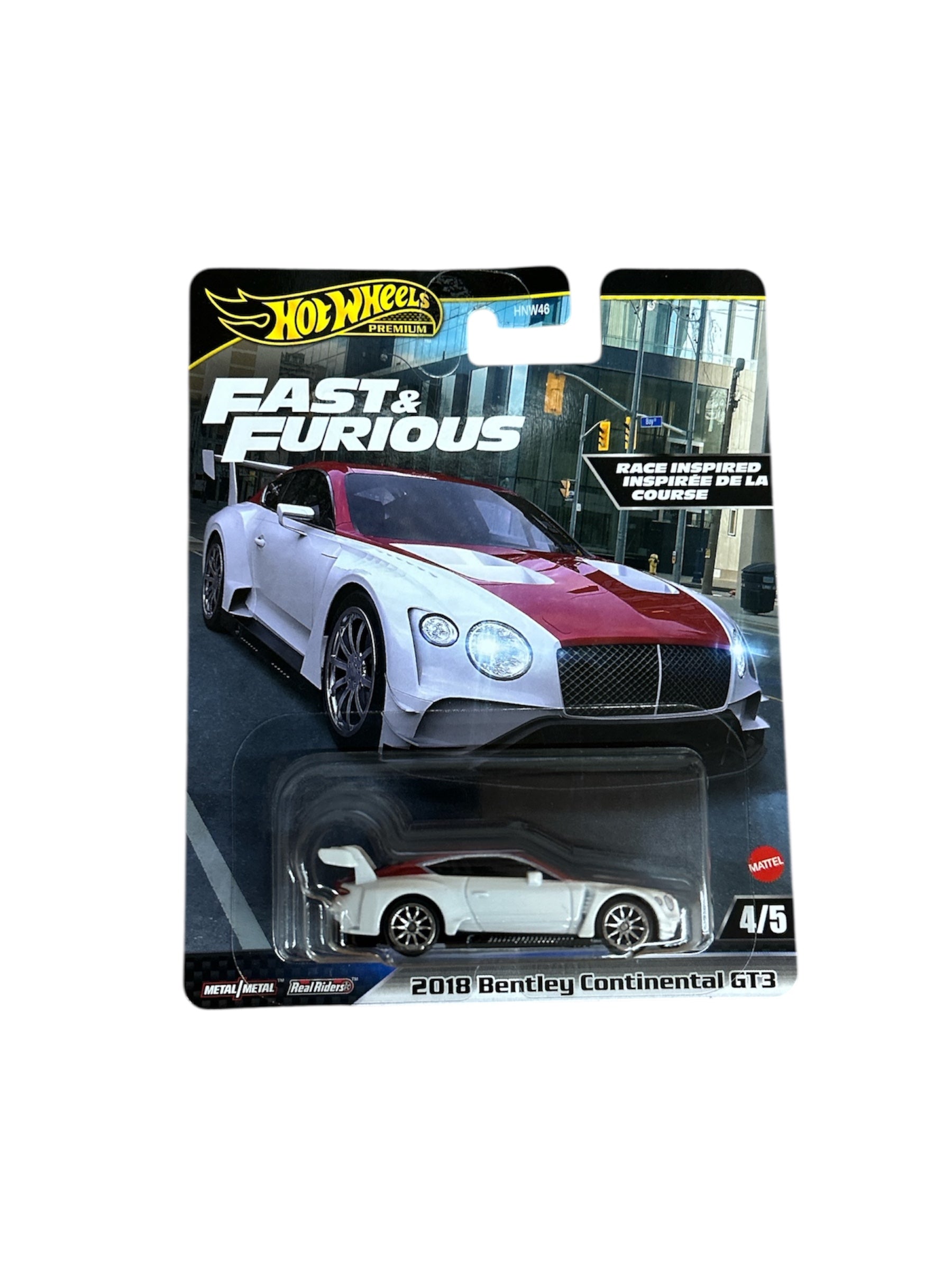 Premium Hot Wheels Fast & Furious 2018 Bentley Continental GT3