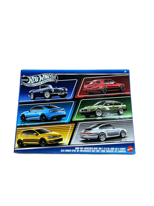 New 2025 European 6 Pack Hotwheels Silver Series