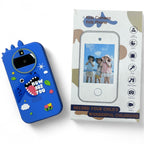 Kids Smart Phone for Girls and Boys, Festival Birthday Gifts for Girls Boys Age 3-10 Kids Toys Cell Phone, 2.8" Touchscreen Learning Play Toy Phone with Dual Camera, Game, Music Player (Pink) (Blue)