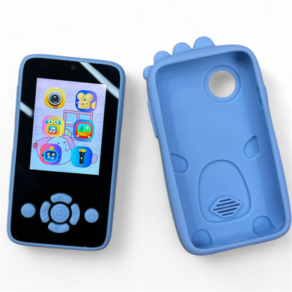 Happy Hues Smart phone Toy with MP3 Music Player Dual Camera for Selfies- in Built Games 2.4" Screen 8MP Camera Toys for Boys & Girls- Green,Sky Blue, Green
