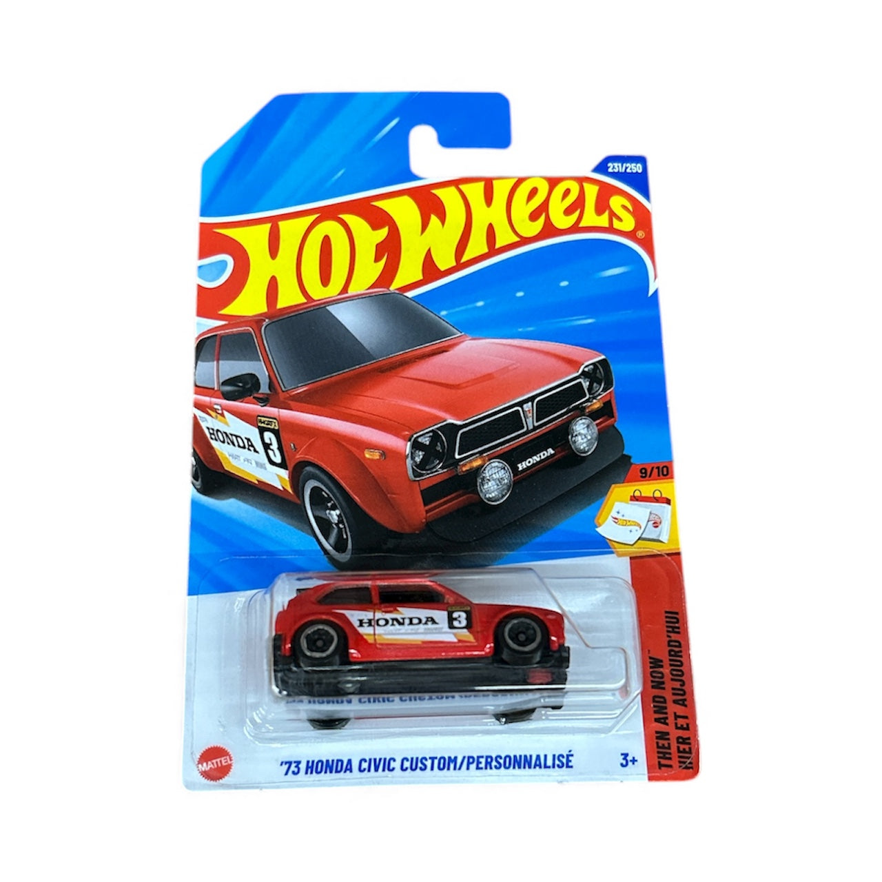 2025 Hotwheels '73 Honda Civic Custom/Personnalise ( Imported )