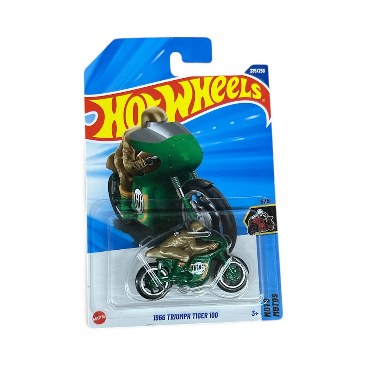 2025 Hotwheels 1966 Triumph Tiger 100 Treasure Hunt ( Imported )