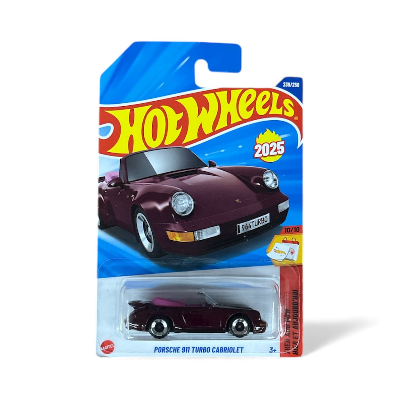 2025 Hotwheels Porsche 911 Turbo Cabriolet ( Imported )