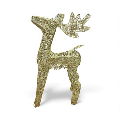 This festive decoration is a light figure in the shape of a reindeer, specifically designed for the Christmas season