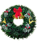 Artificial Christmas Wreath Xmas Garland for Front Door