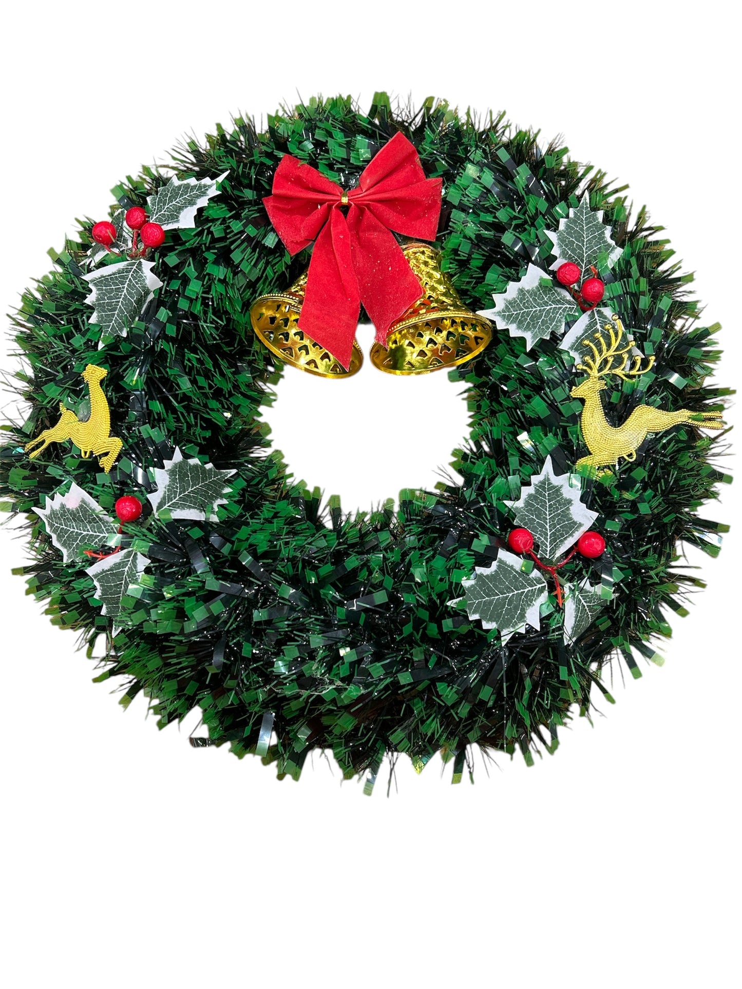 Artificial Christmas Wreath Xmas Garland for Front Door