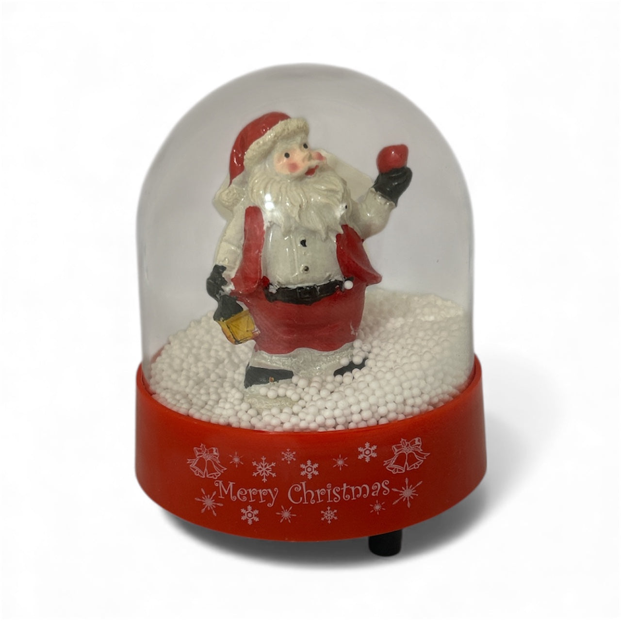 Merry Christmas Santa Snow Globe