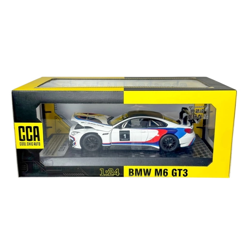 CCA BMW M6 GT3 Racing Car 1:24 Scale Diecast Model Cocoland Toys