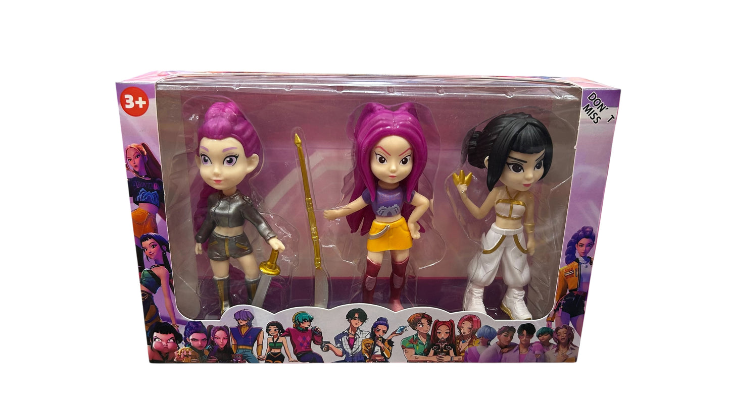 K-Pop Hunter Girl Collectible Figure Set