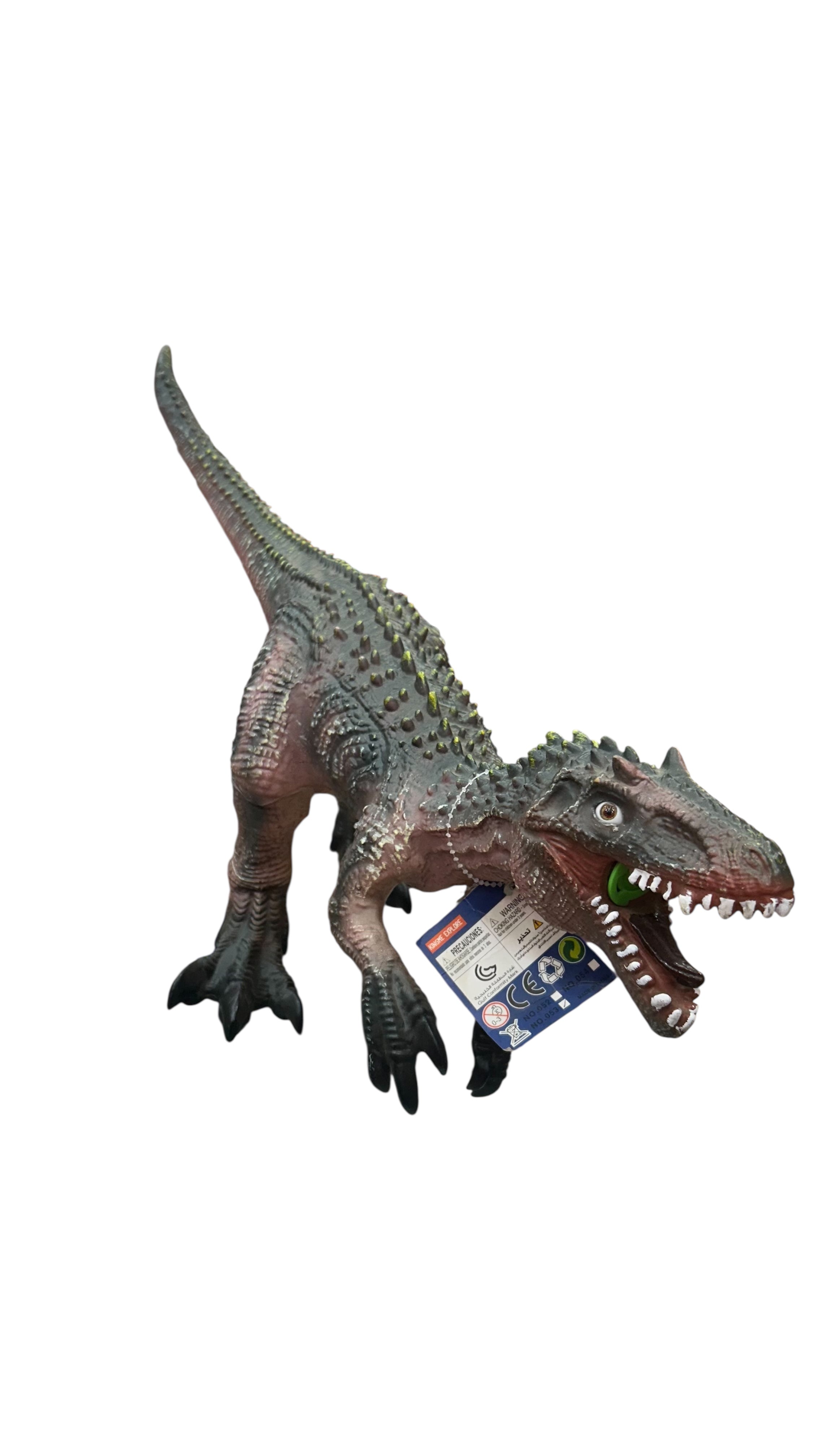 Indominus Rex toy dinosaur figure.