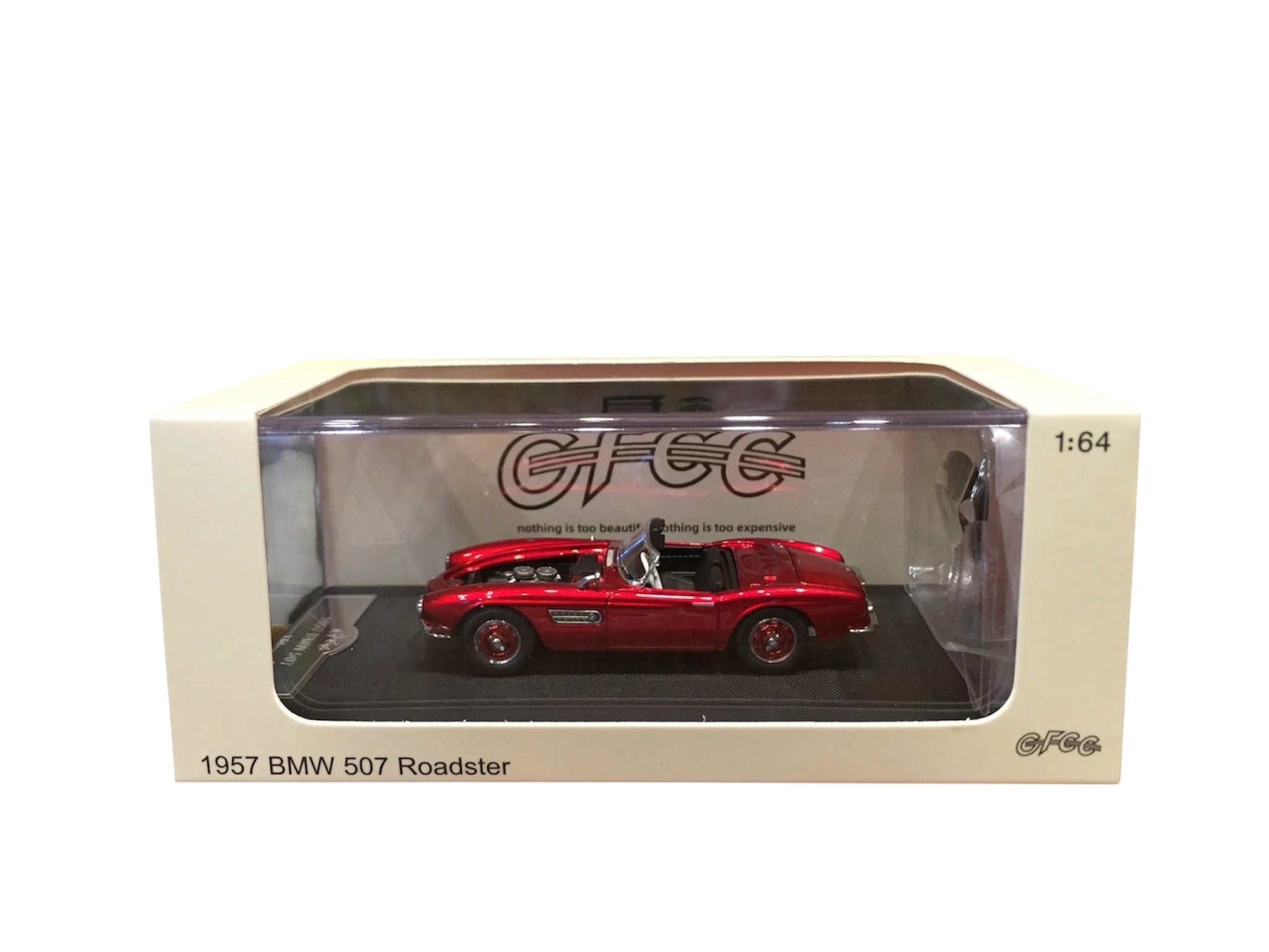 GFCC 1:64 Scale Diecast Model Red 1957 BMW 507 Roadster