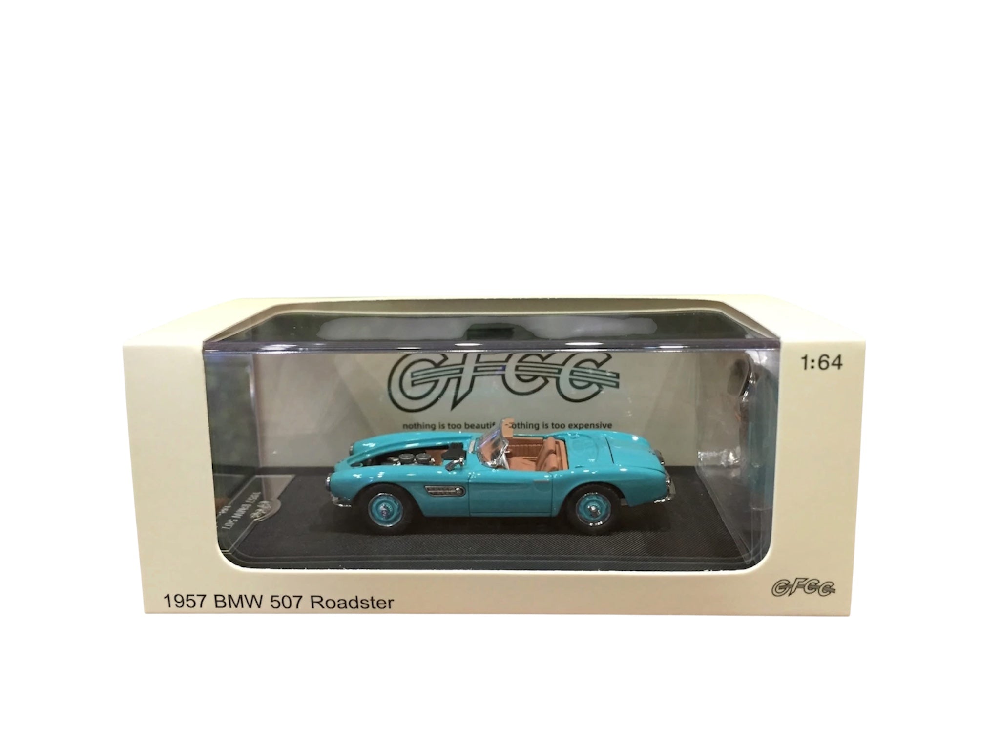 GFCC 1:64 Scale Diecast Model Blue 1957 BMW 507 Roadster