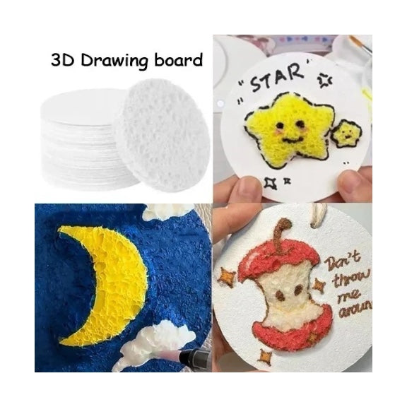 Aqua Puffs 3D Art Kit Create Your Own Puffy Designs