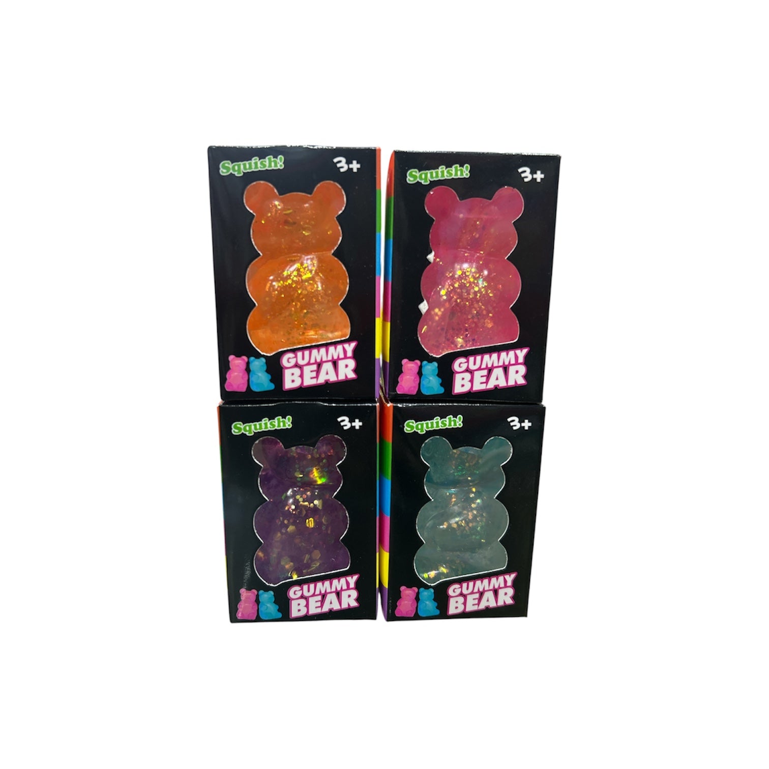 Squish Gummy Bear Sensory Toy Random One (Pack Of 2)