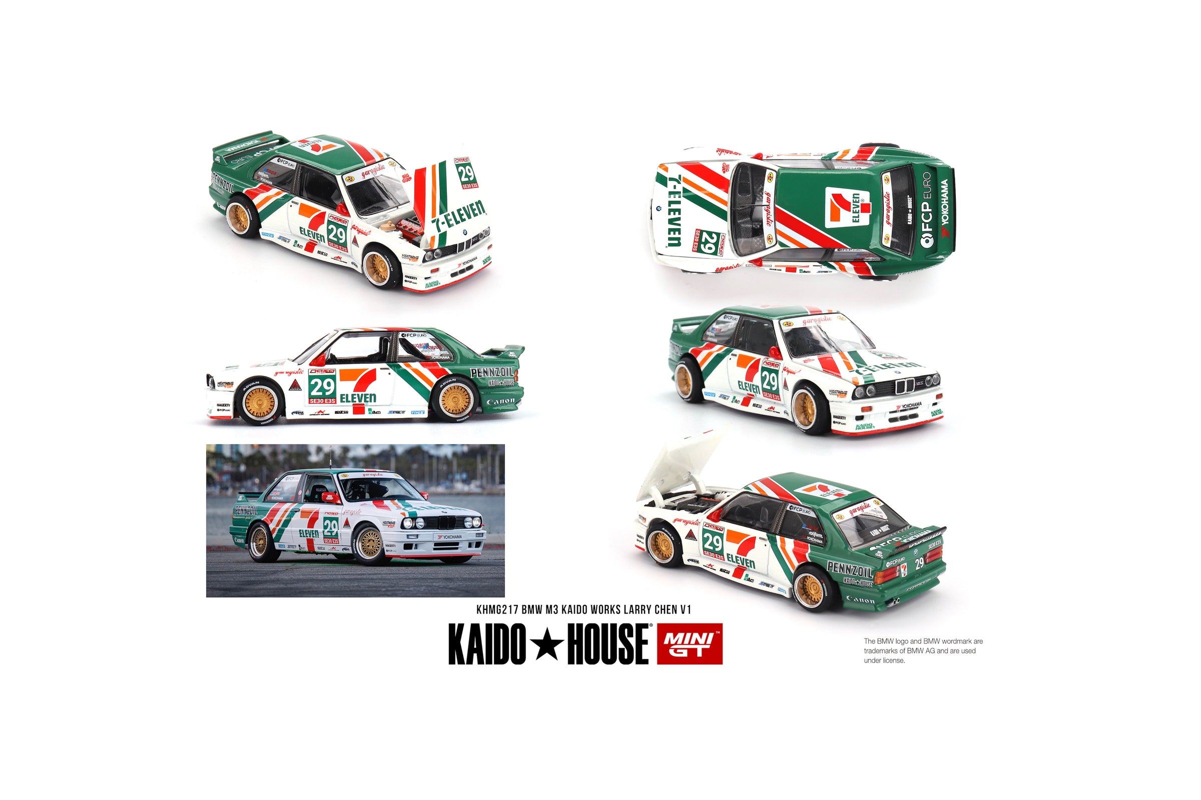 KAIDOHOUSE x MINI GT BMW M3 KAIDO WORKS LARRY CHEN V1
