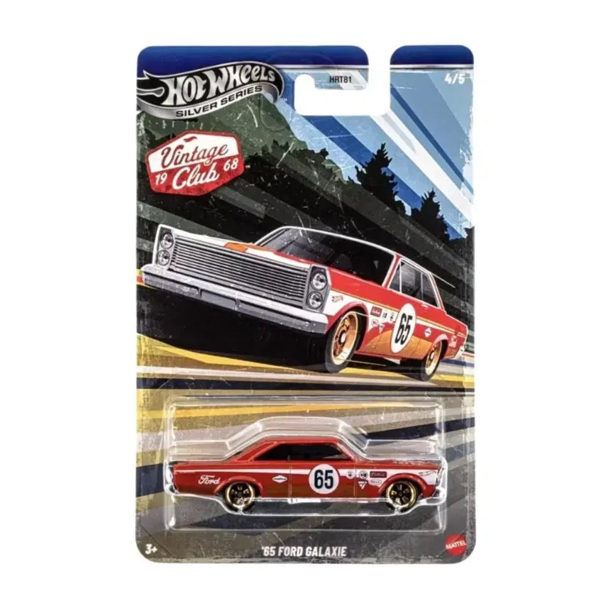 Hot Wheels Silver Series Vintage '65 Ford Galaxie 1:64 Scale ( Imported )