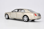 Rastar 1/18 Bentley Mulsanne (Champagne) Diecast Car Model