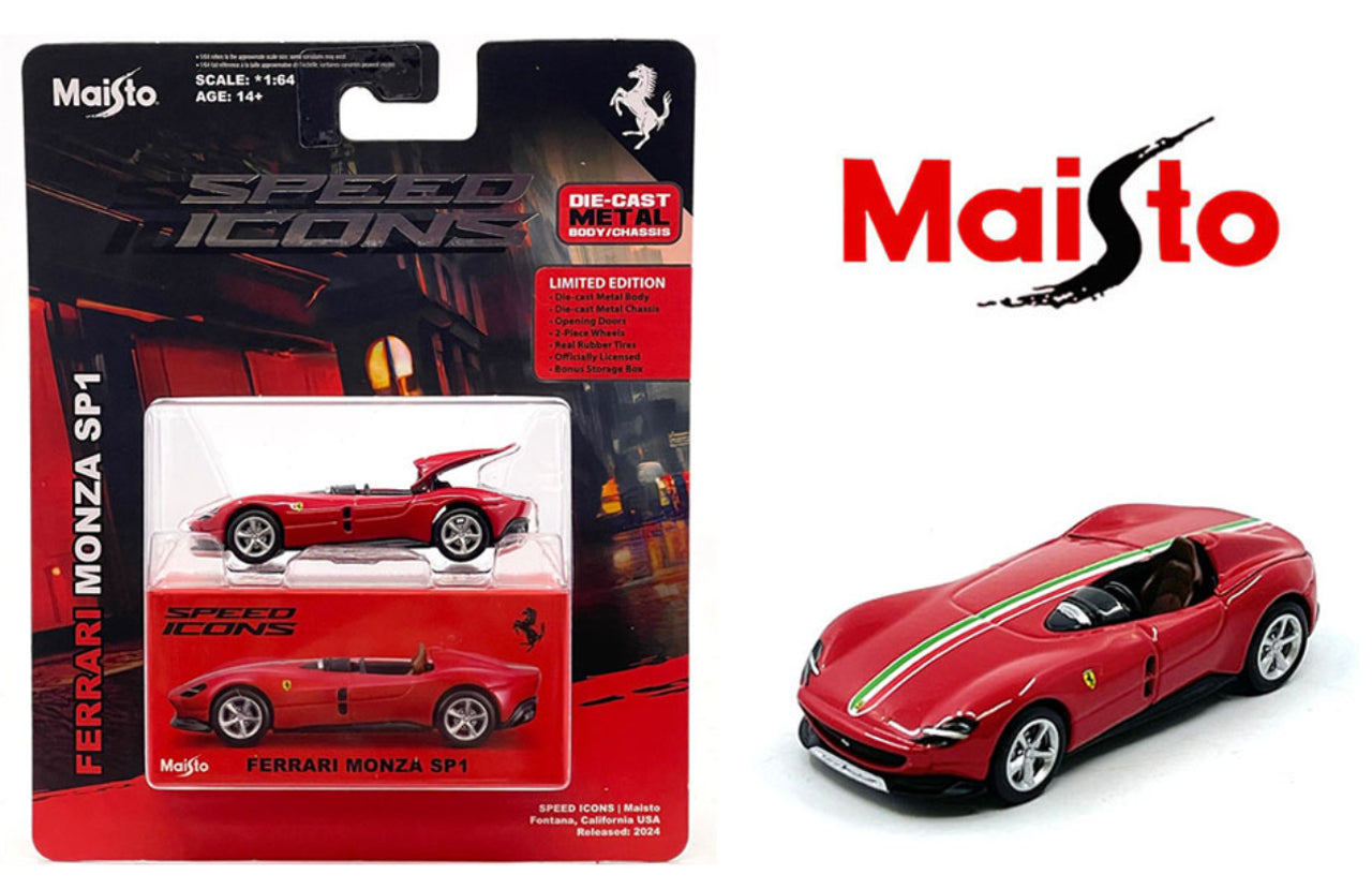 Maisto Speed Icon Ferrari Monza SP1 1:64 Scale