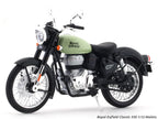 Maisto Royal Enfield Classic 350 Reddich Green Scale 1/12
