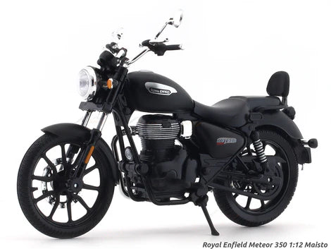 Maisto Royal Enfield Meteor 350 Stellar matte Black 1:12