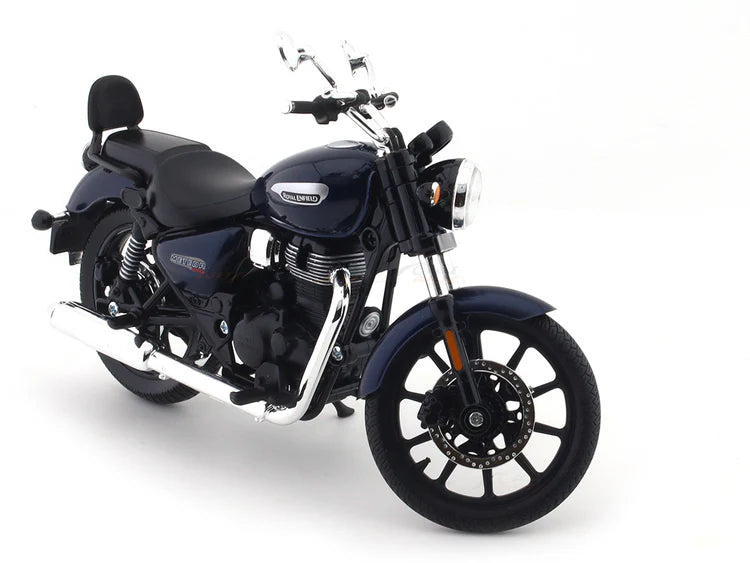 Maisto Royal Enfield Meteor 350 Stellar Blue 1:12