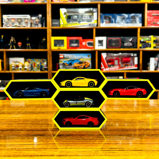 3D Hanging Car Display Set Of 5