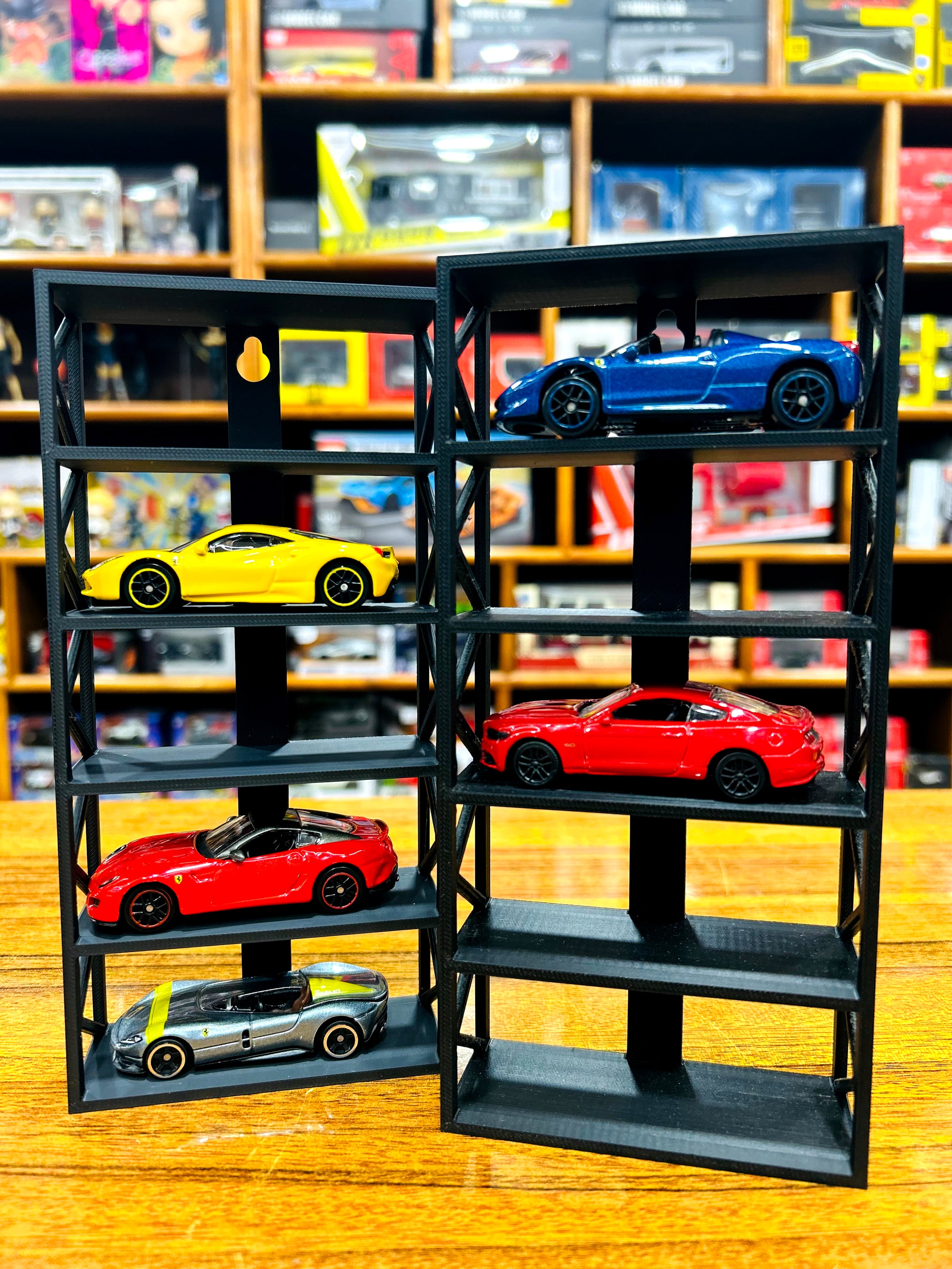 Cocoland Toys wall hanging display stand for 1:64 scale diecast cars