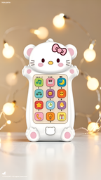 Hello Kitty Inspired Baby Toy Phone – Educational Pretend Play