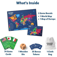 Scout it Out: Countries of The World | Trivia Board Game