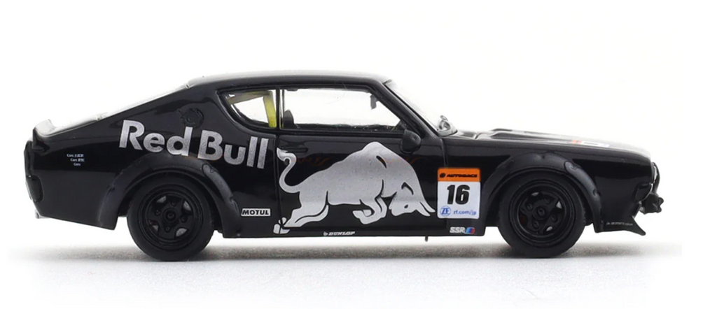 Timemicro Nissan Skyline 2000 GT-R KPGC10 RedBull MOTUL  1:64 Time Micro diecast scale model miniature car collectible