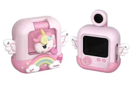 Instant Print Camera for Kids,48MP Unicorns Digital Camera(Pink)