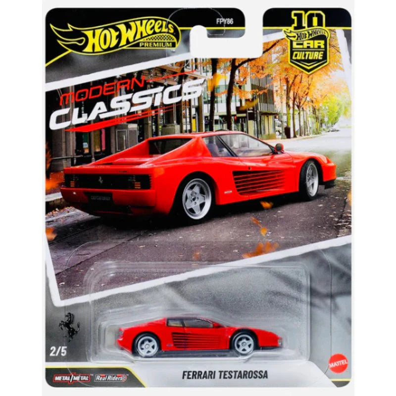 Hot Wheels Premium Car Culture Modern Classics Ferrari Testarossa