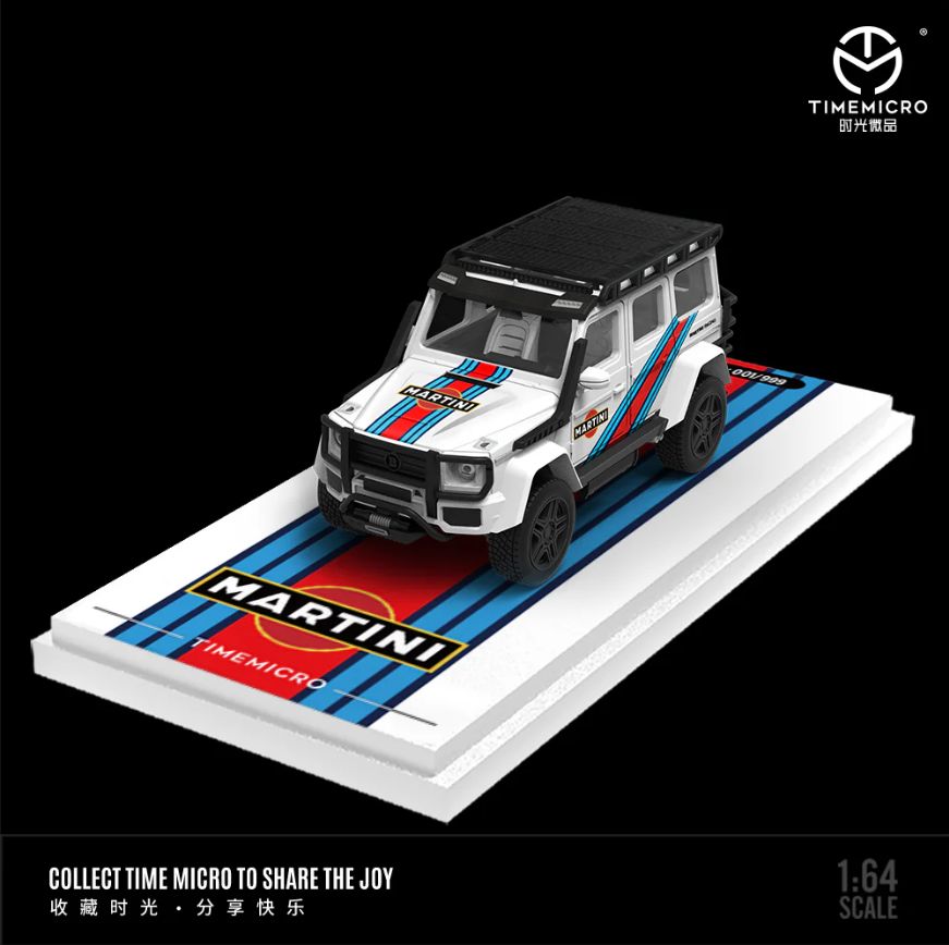 TimeMicro Mercedes-Benz G 550, Volkswagen Beetle Martini 1:64 Scale Model