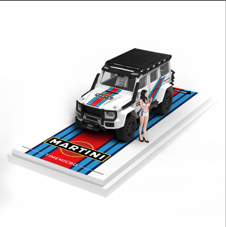 TimeMicro Mercedes-Benz G 550, Volkswagen Beetle Martini 1:64 Scale Model
