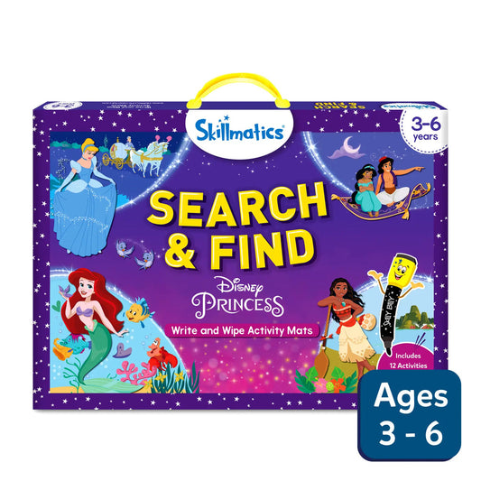Search & Find Disney Princesses | Reusable Activity Mats