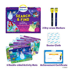 Search & Find Disney Princesses | Reusable Activity Mats