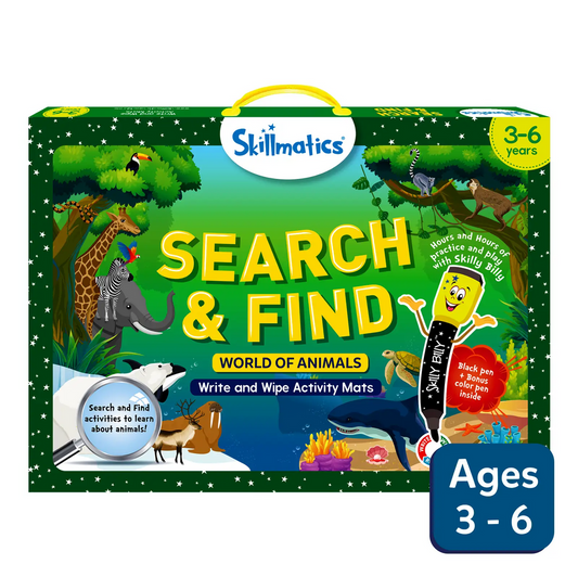 Search & Find Animals | Reusable Activity Mats