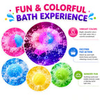 Bath Bombs Fruit-Scented fizzies Gift (12 Surprise Toy Inside) Bathbombs