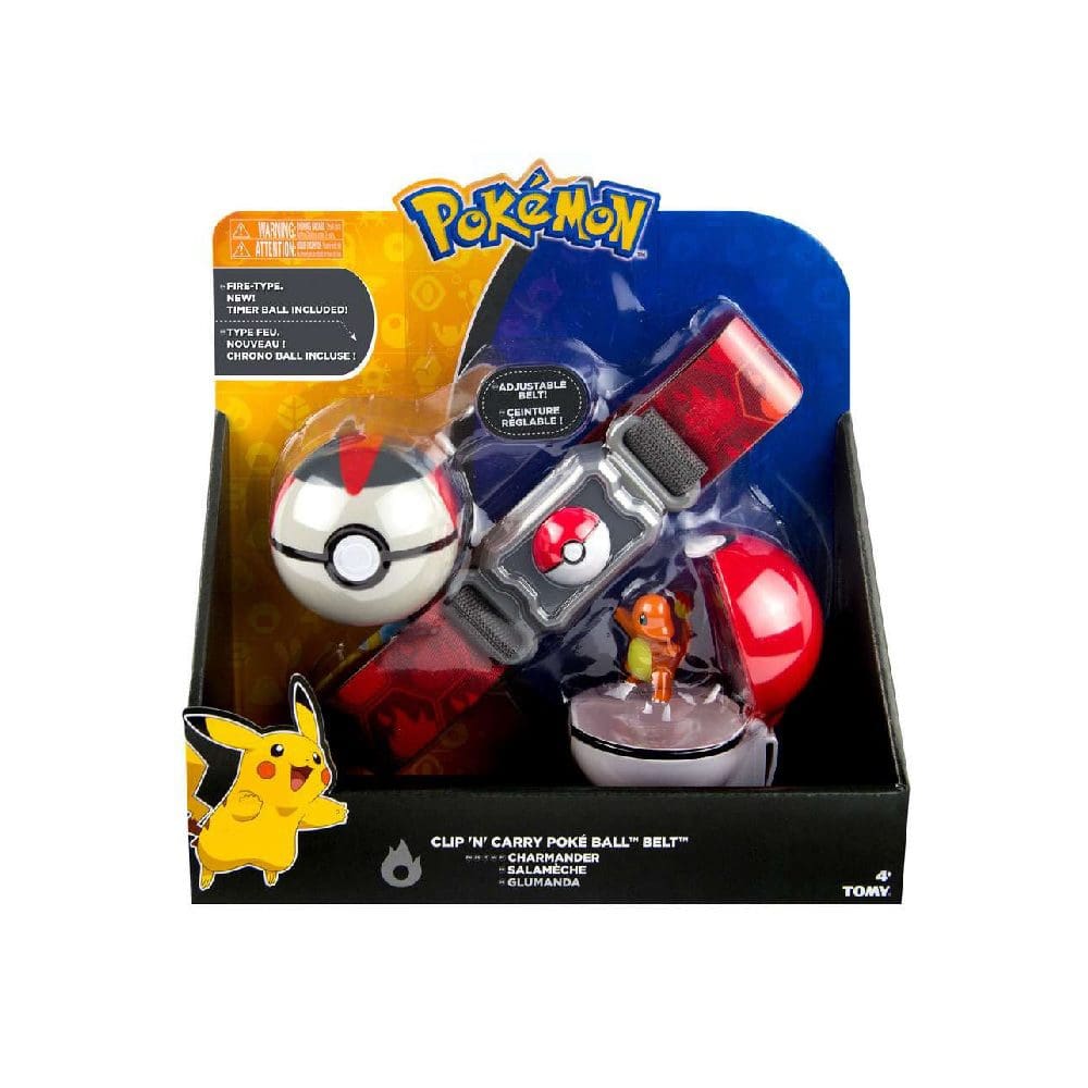POKEMON CLIP N CARRY POKE BALL BELT CHARMANDER