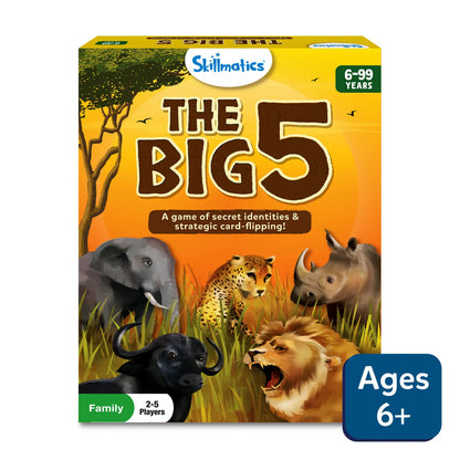 The Big 5 | Animal Themed Game of Secret Identities & Strategic Card game